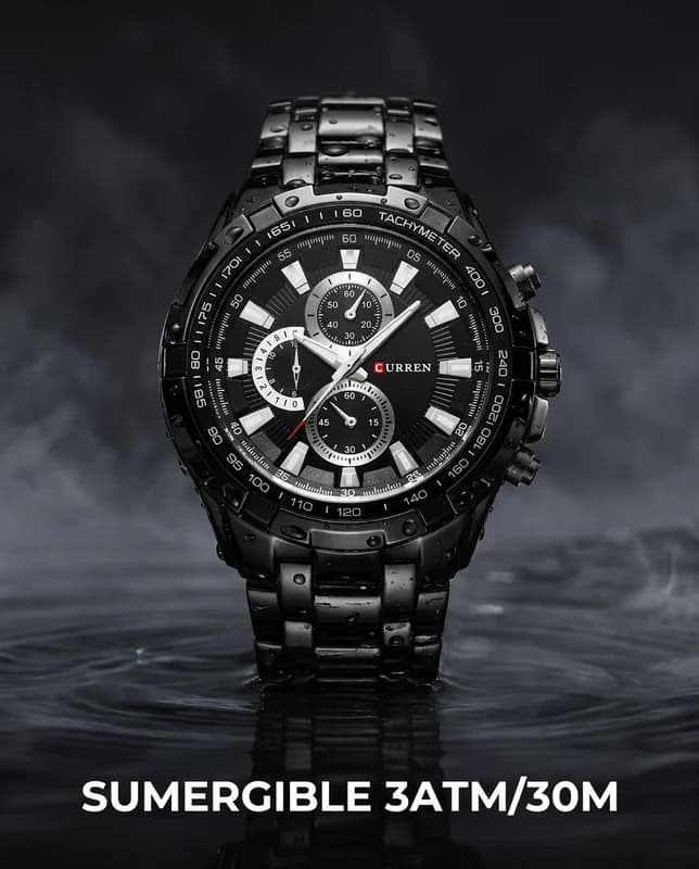 CR SOLARIS NEGRO sumergible hasta 30 metros