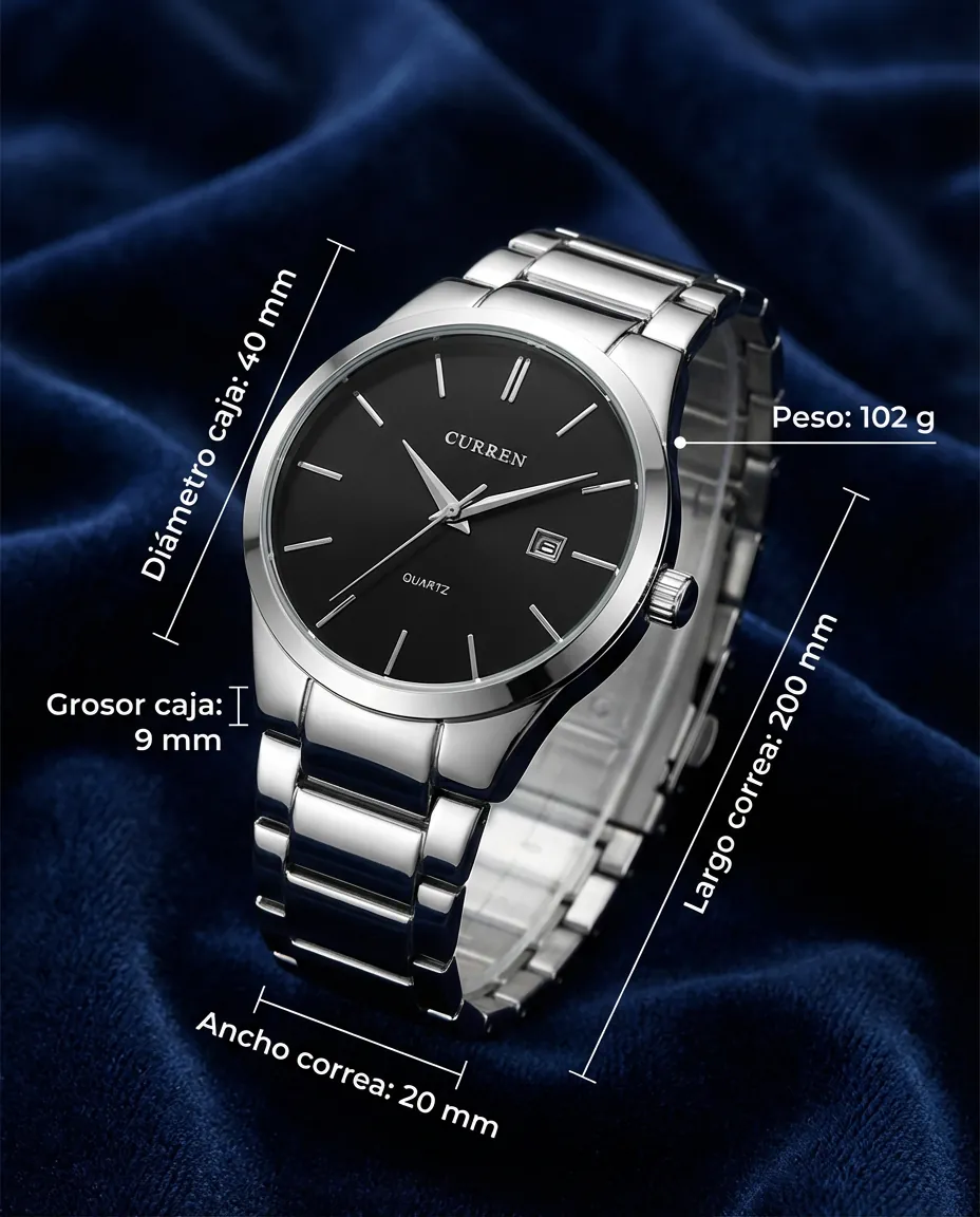 Medidas del CR VENECIA: 40 mm de diámetro, 9 mm de grosor