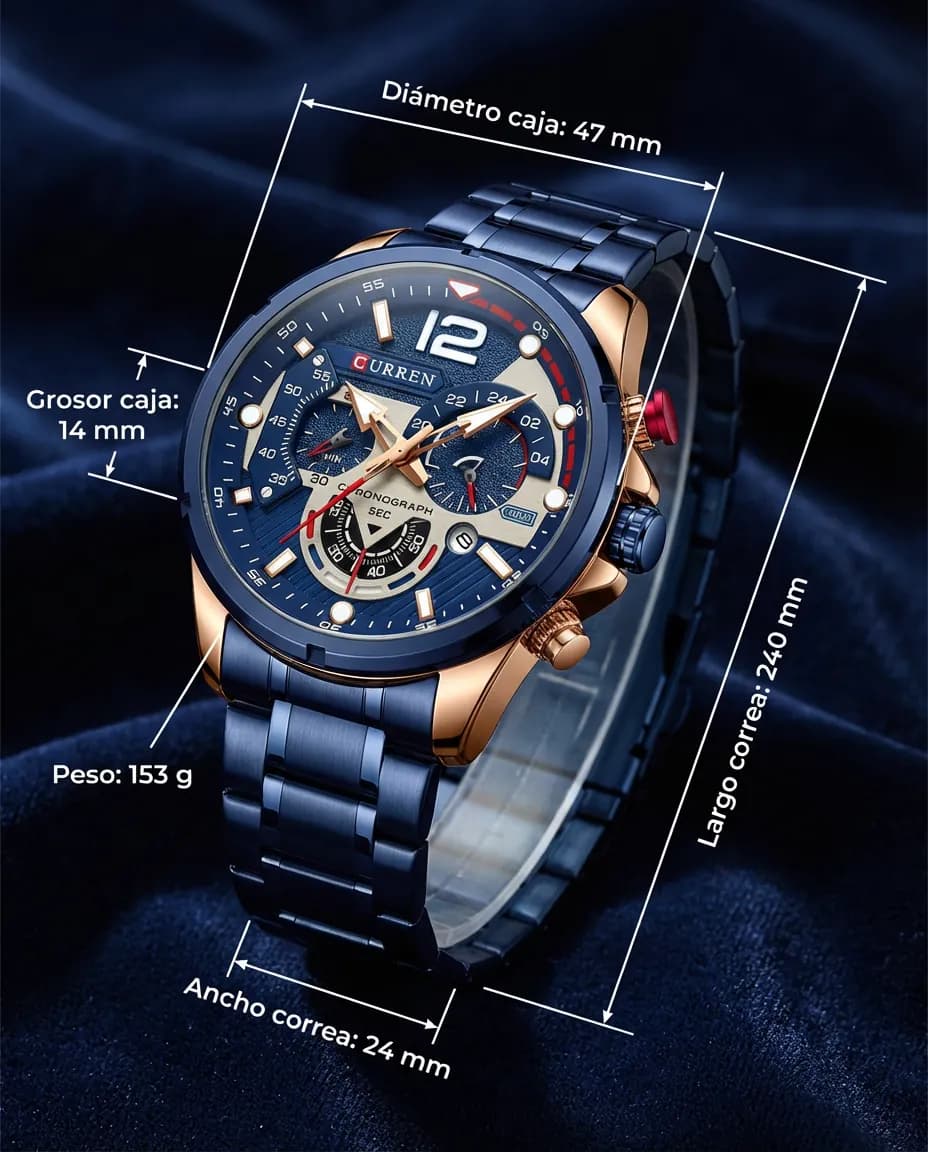 Medidas del CR MONZA: 47 mm de diámetro, 14 mm de grosor