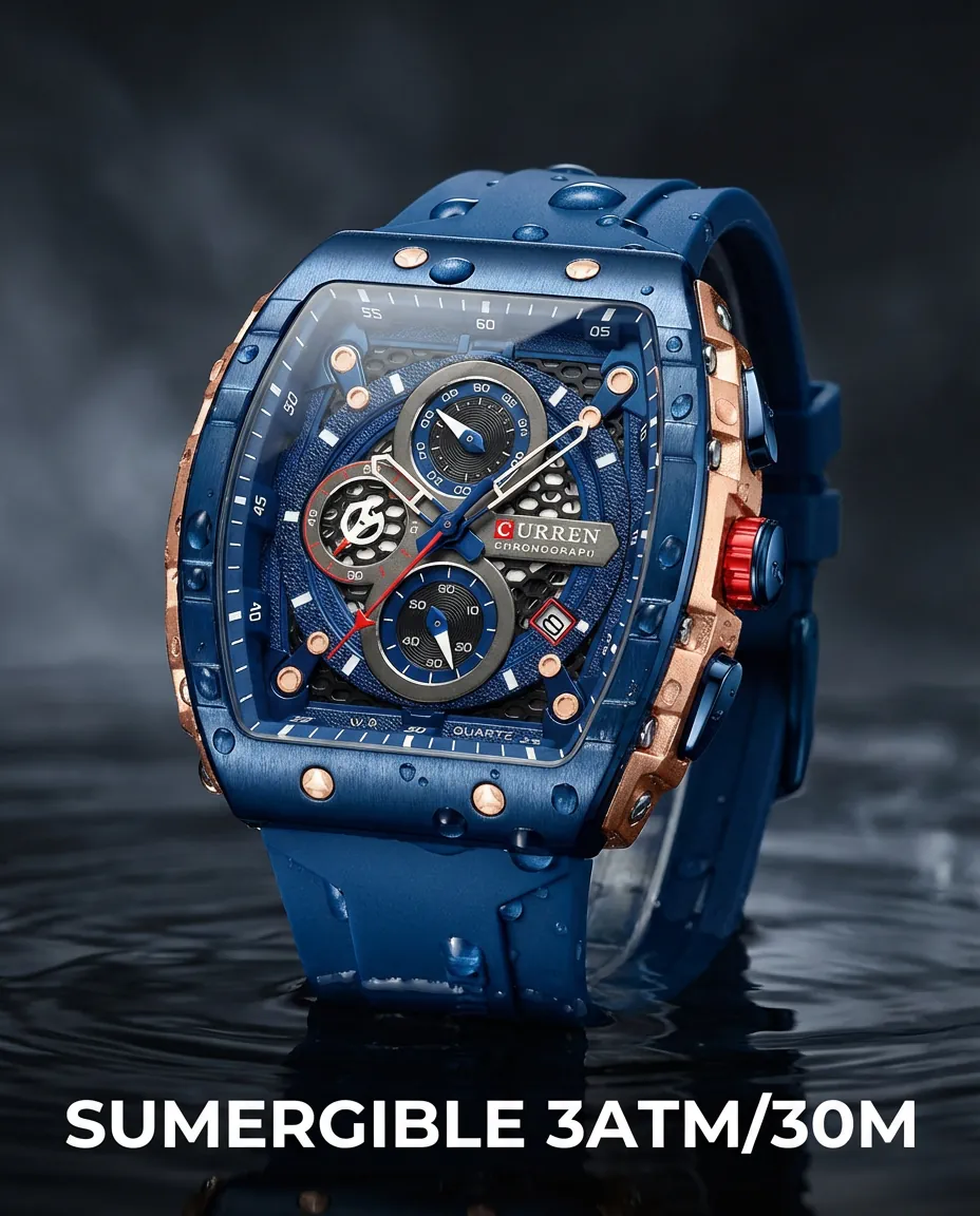 CR TITAN AZUL MARINO sumergible hasta 30 metros