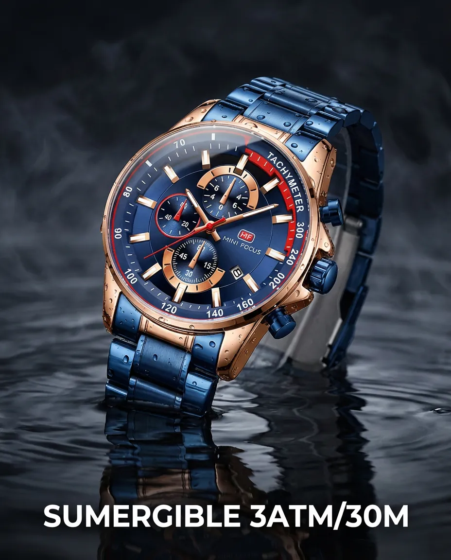 MF CARRERA AZUL sumergible hasta 30 metros