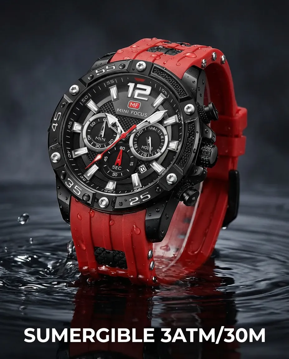 MF GOLEM ROJO sumergible hasta 30 metros