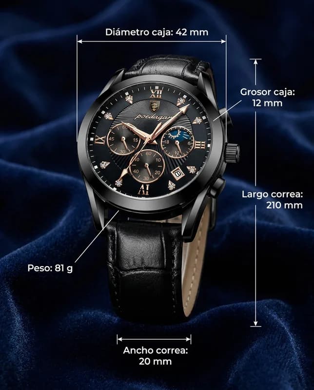 Medidas del SIENA: 42 mm de diámetro, 12 mm de grosor