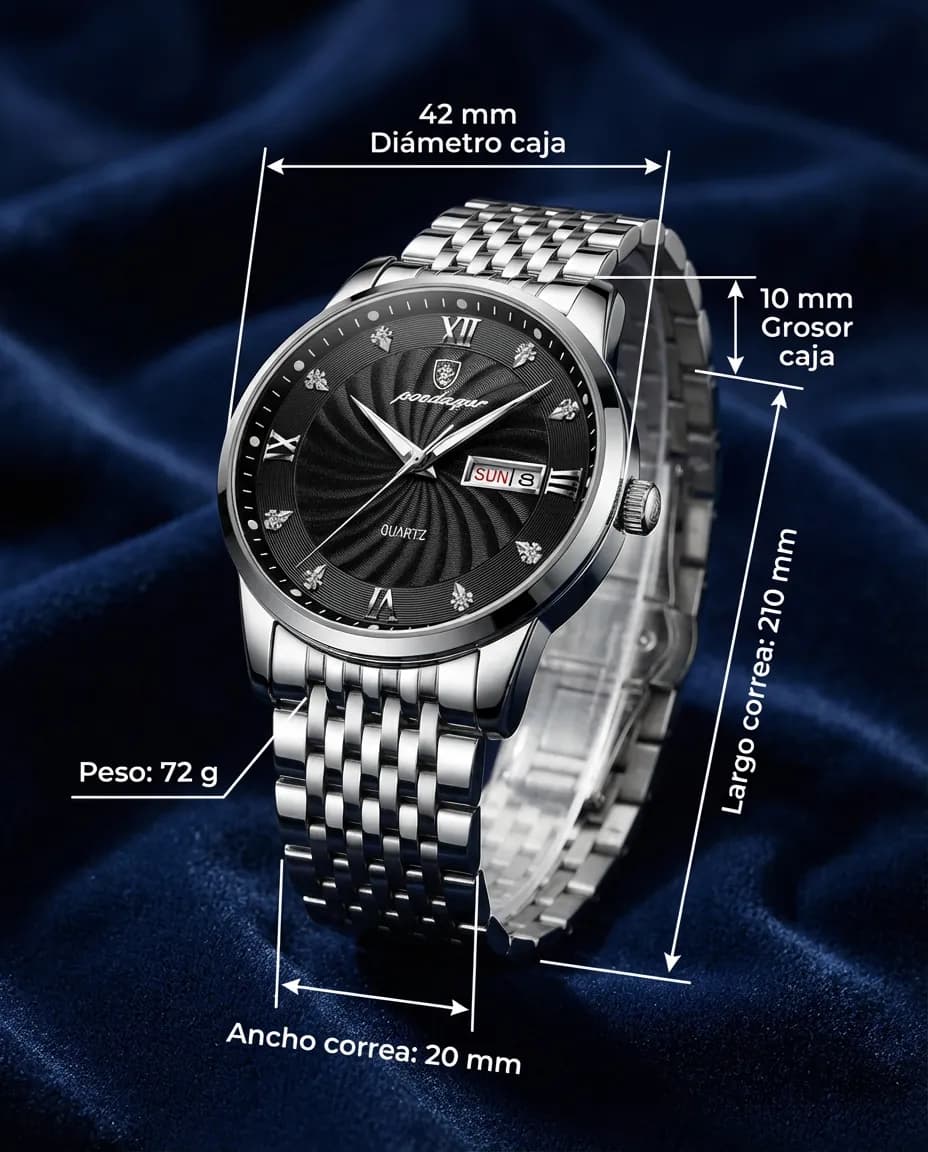 Medidas del NOX: 42 mm de diámetro, 10 mm de grosor